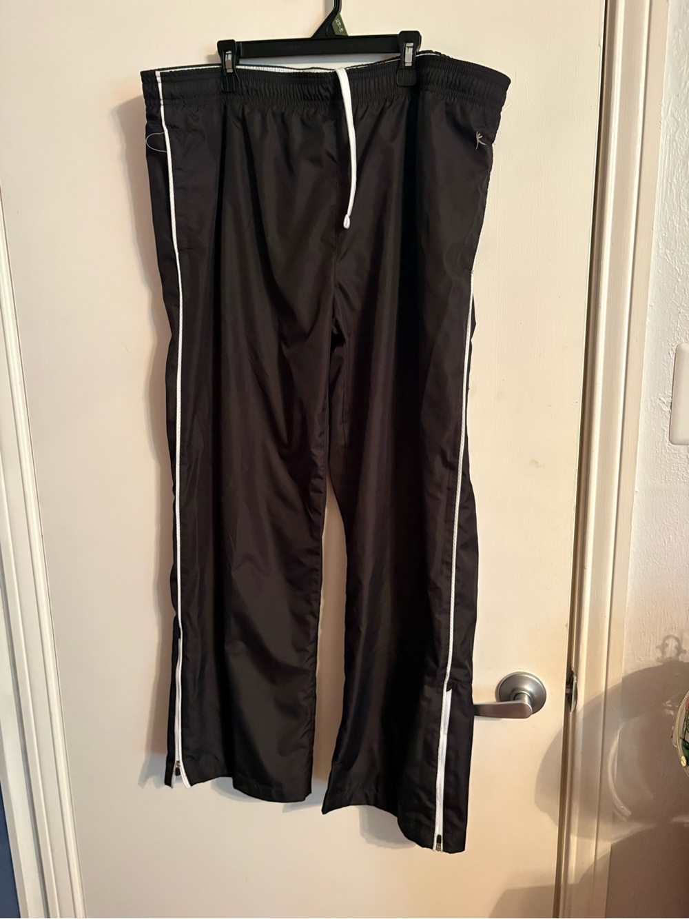 Danskin Now Black Pants with White Trim